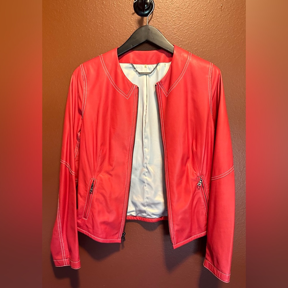 100% genuine leather jacket